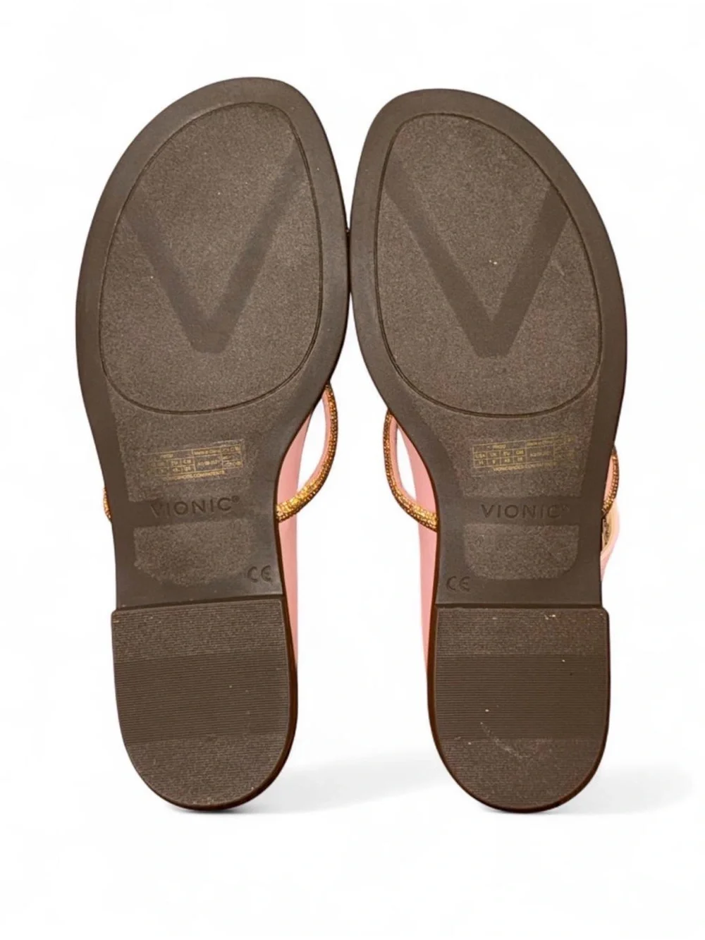 VIONIC Women’s Size 11 Prism Sandals in Pink/Peach
